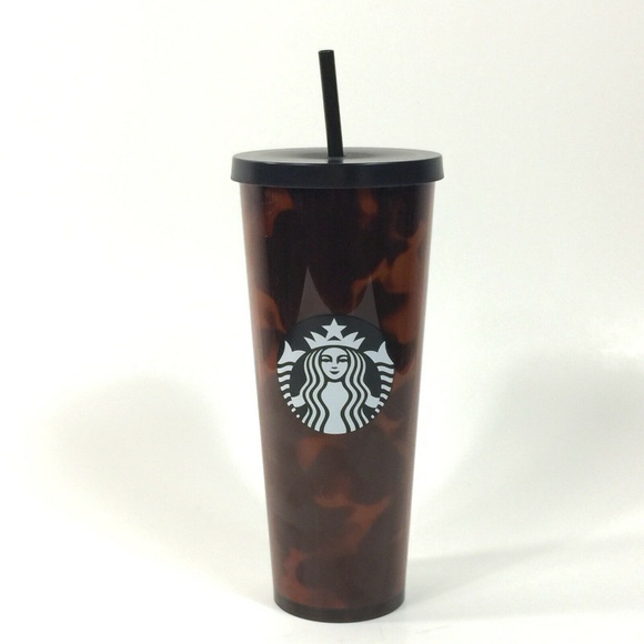 Starbucks Other - Starbucks Tumbler Tortoise Venti New Black Brown